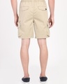 Shop Men's Beige Cotton Shorts-Full