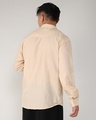 Shop Men's Beige Embroidered Relaxed Fit Shirt-Design