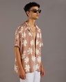 Shop Men's Beige Florain Printed Shirt-Design