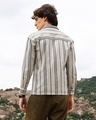 Shop Men's Beige & Grey Striped Shirt-Design