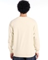 Shop Men's Beige Heard Mee Graphic Printed Oversized Sweatshirt-Full