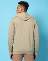 Shop Men's Beige Hooded Sweatshirt-Design