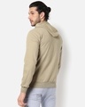Shop Men's Beige Hooded Sweatshirt-Design