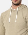 Shop Men's Beige Hooded Sweatshirt