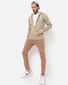 Shop Men's Beige Hooded Sweatshirt-Full