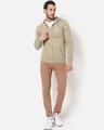 Shop Men's Beige Hooded Sweatshirt