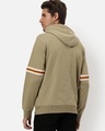 Shop Men's Beige Hooded Sweatshirt-Design