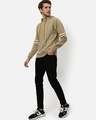 Shop Men's Beige Hooded Sweatshirt-Full