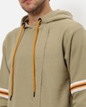 Shop Men's Beige Hooded Sweatshirt