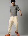 Shop Men's Beige Joggers