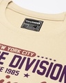 Shop Men's Beige Original Typography Oversized T-shirt