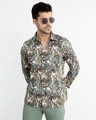 Shop Men's Beige Ornamental Paisley Ethnic Motif Printed Slim Fit Shirt-Design