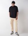 Shop Men's Beige Oversized Cargo Joggers