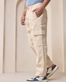 Shop Men's Beige Cargo Carpenter Pants-Design