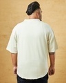 Shop Men's Beige Oversized Plus Size T-shirt-Design