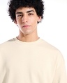 Shop Men's Beige Oversized Sweatshirt