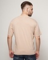 Shop Men's Beige Oversized T-shirt-Full