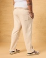 Shop Men's Beige Plus Size Track Pants-Design