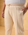 Shop Men's Beige Plus Size Track Pants