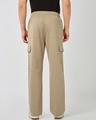 Shop Men's Beige Printed Straight Fit Cargo Pants-Design