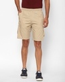 Shop Men's Beige Shorts-Front