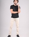 Shop Men's Beige Slim Fit Jeans-Design