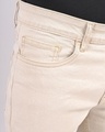 Shop Men's Beige Slim Fit Jeans-Full