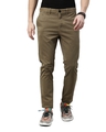 Shop Men's Beige Slim Fit Trouser-Front