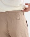 Shop Men's Beige Straight Fit Cargo Pants