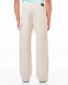 Shop Men's Beige Straight Fit Cargo Carpenter Jeans-Design