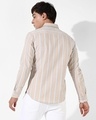 Shop Men's Beige Striped Shirt-Design