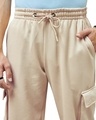 Shop Men's Beige Super Loose Fit Cargo Joggers