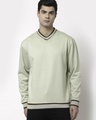 Shop Men's Beige Sweatshirt-Front