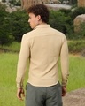 Shop Men's Beige Textured Shirt-Design