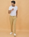 Shop Men's Beige Trousers-Design