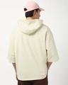 Shop Men's Beige Unique Graphic Printed Oversized Hoodie T-shirt-Design