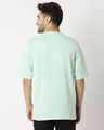 Shop Men's Bird Egg Blue Color Block Oversized T-shirt