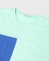 Shop Men's Bird Egg Blue Color Block T-shirt
