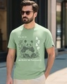 Shop Men's Bird Egg Green ASAP Graphic Printed T-shirt-Front