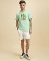 Shop Men's Bird Egg Green Be Different Typography T-shirt-Full