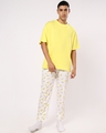 Shop Men's Birthday Yellow All Over Banana Print Pyjamas-Full