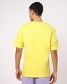 Shop Men's Birthday Yellow Oversized T-shirt-Design