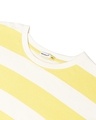 Shop Men's Birthday Yellow Plus Size Stripe T-shirt