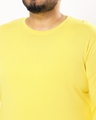Shop Men's Birthday Yellow Plus Size T-shirt