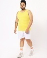 Shop Men's Yellow Plus Size Vest-Full