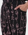 Shop Men's Black Abstract All Over Printed Co-ords
