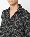 Shop Men's Black Abstract Aztec Printed Shirt