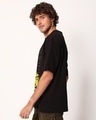 Shop Men's Black Abstract Oversized T-shirt-Design