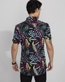 Shop Men's Black Abstract Printed Slim Fit Shirt-Design