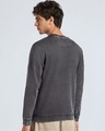 Shop Men's Black Acid Wash Sweatshirt-Design